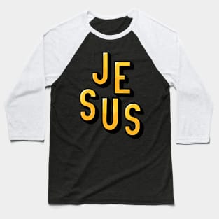 Jesus Christ design art Baseball T-Shirt